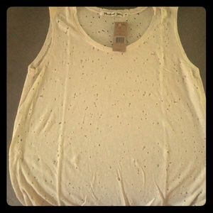 Michael stars distressed muscle tee